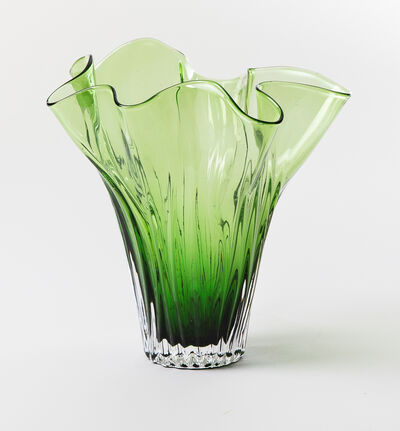 Glassvase Flow grønn Glassvase Flow grønn